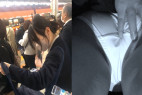 素人**日記33TRAIN目★ハーフアップ女子の生態