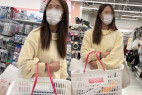 【お買い物中の眺め64_ちっぱいver】若い奥様のちっぱいを追い回し!