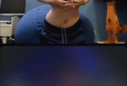 素人激かわ美乳パイパン美女のアへ顔オナニー