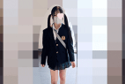 小柄で可愛いツインテールJKを毎朝エレベーターで盗撮して桃尻をドアップで堪能する