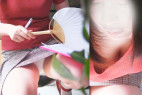 美人だけどコミュ障気味な巨乳ちゃん こっそり撮られてることにも気づかずにwww