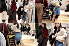青デニム美少女