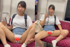 JD盗撮日記23 初登場!!令和の歌マネ王よ○○ちゃん似の美人JDを電車内とトイレ内で盗撮【※完全主観19分超撮影】