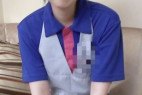 【顔出し個撮】某人気チェーン店 美人看板店員19歳 制服のまま呼び出して撮影。立てなくなるまで突いて大量中出し→放心状態